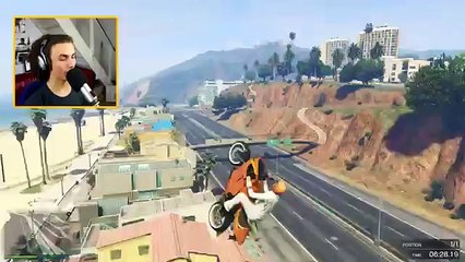 BEST IMPOSSIBLE STUNT RACES (GTA 5 Funny Moments)