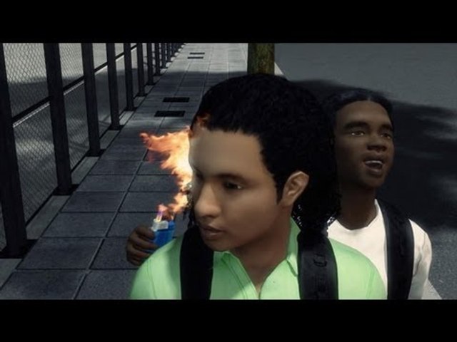 女友達の髪を誤って燃やす 米 動画 Dailymotion