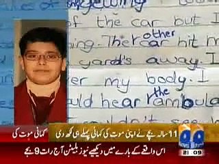 11 year boy wrote story of his death two days before. - YouTube