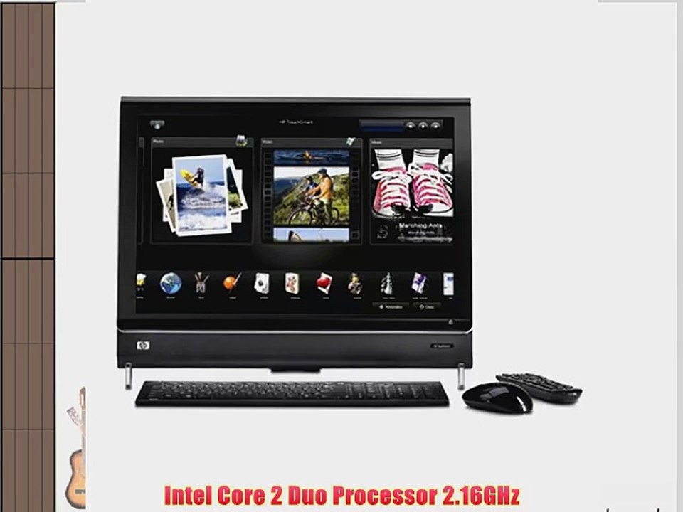 HP Touchsmart IQ804 25.5-Inch All-in-One Desktop PC (2.16 GHz Intel Core 2 Duo T5850 Processor