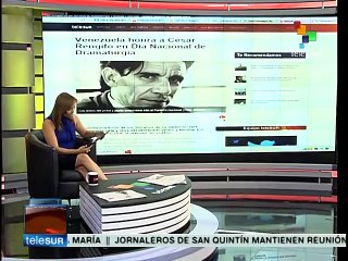 Venezuela rinde homenaje a César Rengifo en centenario de su natalicio