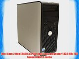 Dell OptiPlex 760 Mini Tower Desktop Core 2 Duo 3.0Ghz 4GB DDR2 RAM 250GB HD DVD?RW Microsoft