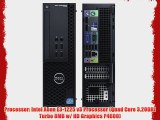 Dell Precision T1700 Small Form Factor Workstation Intel Xeon E3-1225 V3 3.20 GHz 8GB RAM 500GB