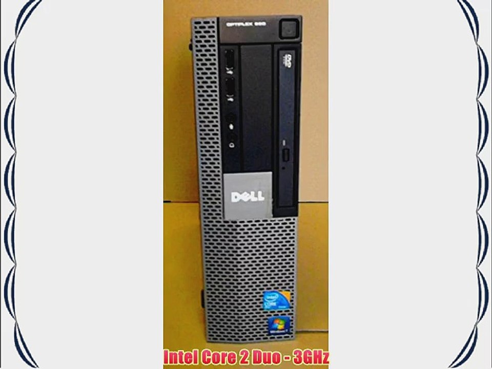 Dell Optiplex 960 - Windows 7 Pro - 4GB - DVDRW - Core 2 Duo - 3 GHz - 160GB HD - Radeon HD