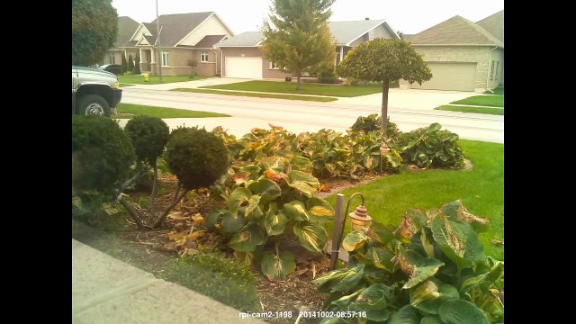 Highland St. Paving Repairs Port Elgin Ont raspberry pi camera motion pi-timolo