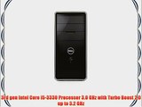 Dell Inspiron i660-6033BK Desktop (3.0 GHz Intel Core i5-3330 Processor 8GB DDR3 1TB HDD Windows