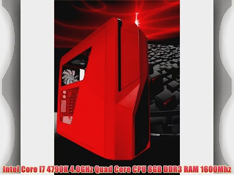 CPU Solutions Intel 4790K Core i7 4.0Ghz Quad Core Gaming PC. 8GB RAM 1600MHz 512GB SSD Windows