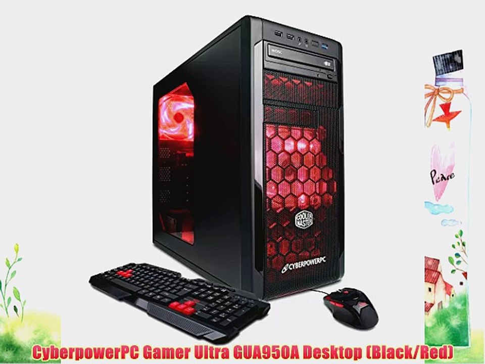 CyberpowerPC Gamer Ultra GUA950A Desktop (Black/Red)