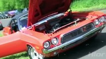 Dodge Challenger 1974 - Burnout, acceleration, pure V8 sound