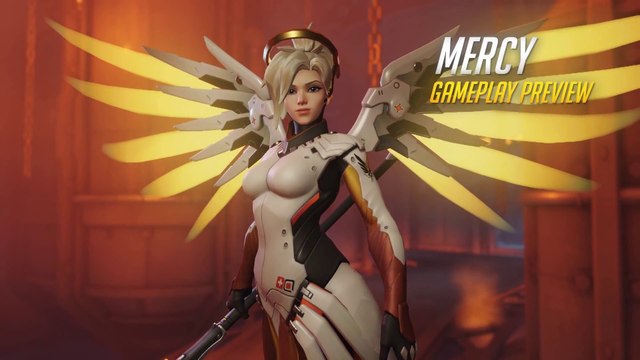 Overwatch - Mercy gameplay preview