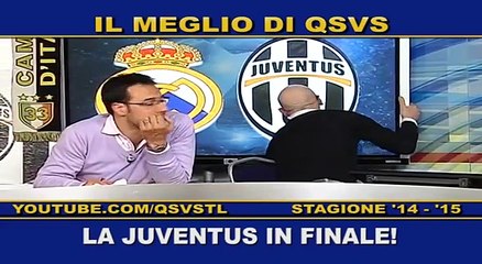 QSVS - REAL MADRID - JUVENTUS 1-1  - TELELOMBARDIA Chirico e Pompilio da pazzi