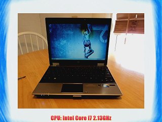 HP EliteBook 2540p 2.13GHz Core i7 640LM 2GB 250GB DVD /-RW BT FP 12.1 Win 7 Pro