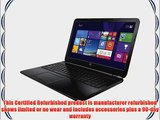 HP 15-g035wm Laptop AMD A8-Series 15.6 4GB 500GB HDD Win 8.1 Black (Certified Refurbished)