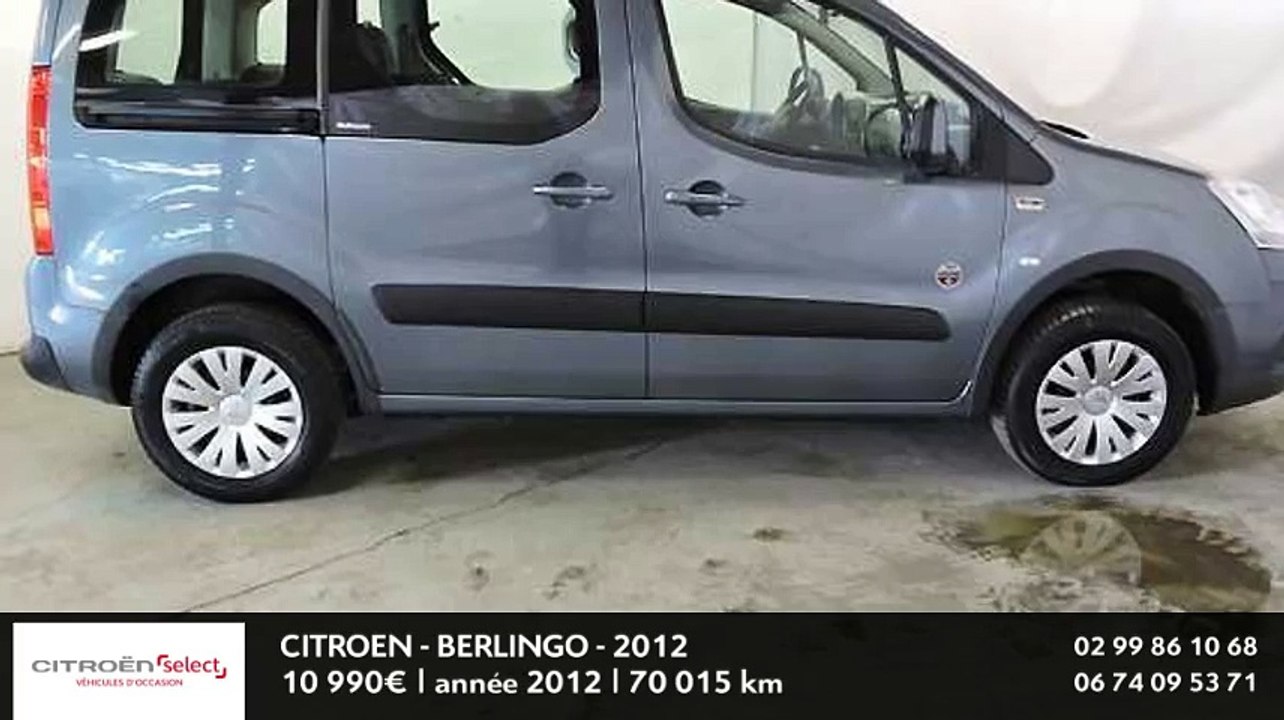 Annonce Occasion CITROëN Berlingo II Multispace HDi 90 Confort 2012