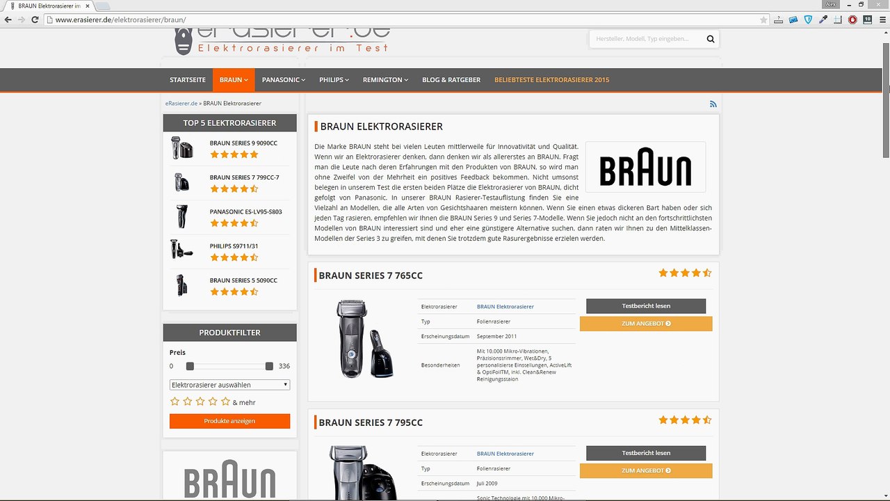 Der beste Elektrorasierer - Aktuelle Rasierer im Vergleichstest