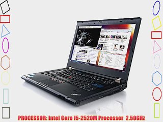 Lenovo T420 - P/N: 4236-8J2- Intel Core i5-2520M Processor  2.50GHz 320GB HDD 8GB RAM