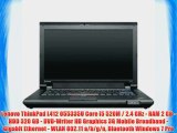 Lenovo ThinkPad L412 055335U Core i5 520M / 2.4 GHz - RAM 2 GB - HDD 320 GB - DVD-Writer HD