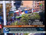 Chile:Estudiantes y docentes coinciden en jornada de protesta