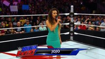 JoJo announcing the Divas Match: 05/15/15