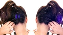 ★2 Cute BRAIDS BACK TO SCHOOL HAIRSTYLES   Braided Messy Bun Hairstyle