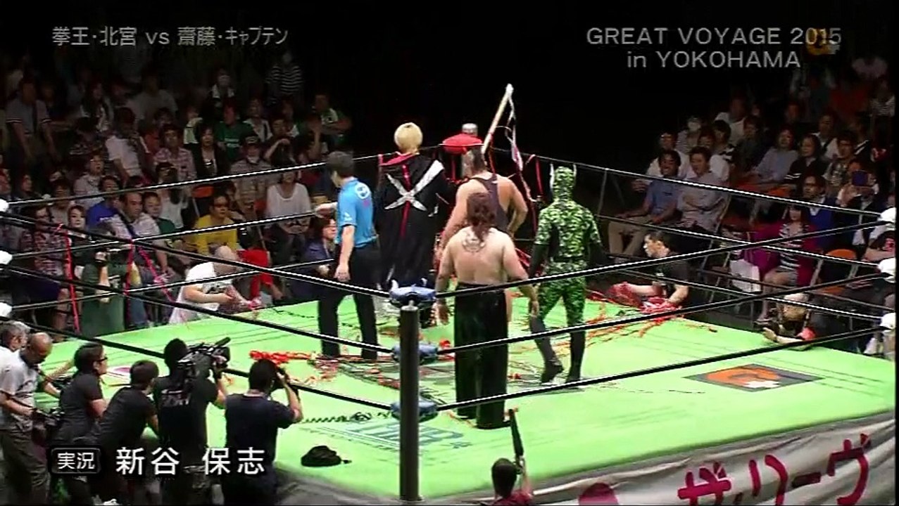 Kenou & Hajime Ohara vs. Akitoshi Saito & Captain NOAH (NOAH)