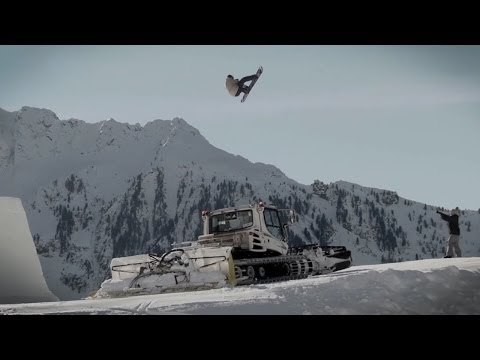 European Shredders Launch Over A Snow Cat
