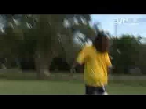 Man hit in the head by soccer balls