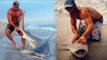 UPDATE: Shark wrestler pulls baby shark to shore while beach fishing
