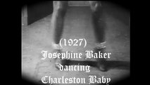 (1927) Josephine Baker dancing Charleston Baby with feathers