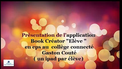 Tablette et EPS, création de livrets interactifs