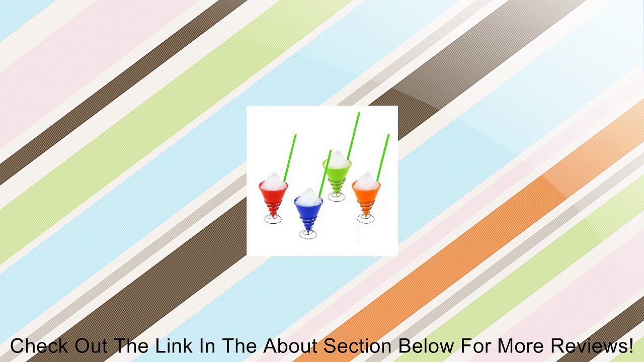 Ninja Brand Snow Cone and Ices Maker Kit + 200 Spoon Straws Review