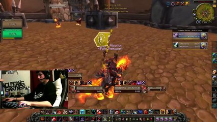 WoW 6.1.2 FURY WARRIOR ARENA PVP - WARLOCK DELETED! - MAVRION