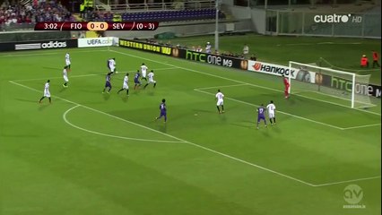 2 Great Chance in the first minutes _ Fiorentina vs Sevilla 14.05.2015