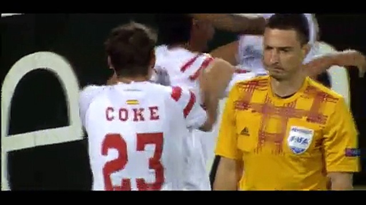 Goal Carlos Bacca - Fiorentina 0-1 Sevilla - 14-05-2015 Europa League