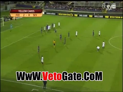 دانيال كاريكو يتقدم بالهدف الثانى اشبيليه فى فيورنتينا