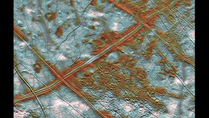 Confirmado! las líneas de la luna Europa es sal marina