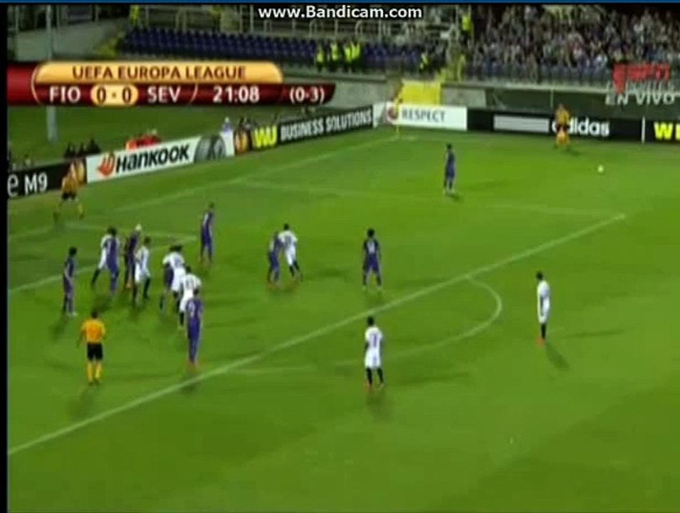 Carlos Bacca Great Goal Fiorentina 0-1 Sevilla Europa League 14.05.2015