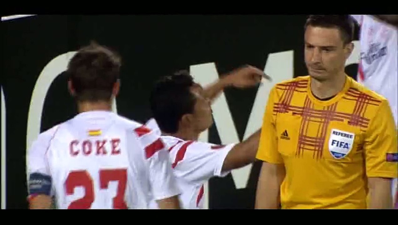 All Goals 1st Half - Fiorentina 0-2 Sevilla - 14-05-2015