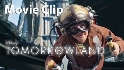 TOMORROWLAND - Movie Clip "Jet Pack Ride" [Full HD] (Disney / Britt Robertson, George Clooney, Hugh Laurie)