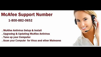 Mcafee Tech Support Number 1-800-882-0652