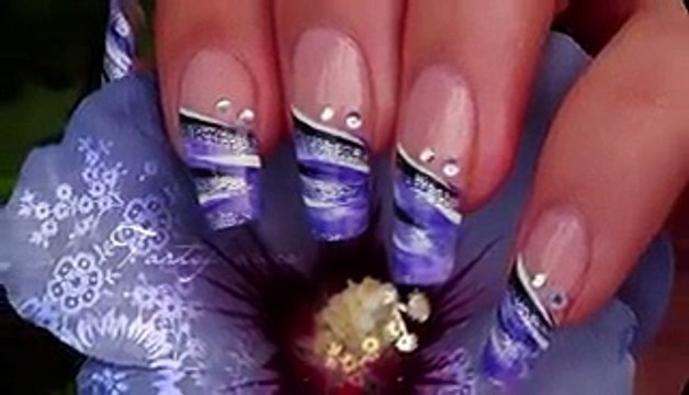 kiran collections Nail art french manucure peinture nail art french manicure painting