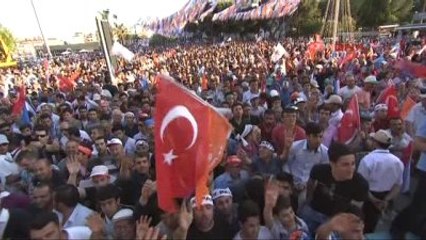 Aydın-7- Başbakan Davutoğlu Aydın Mitinginde Konuştu