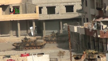 RPG Destroys Tank In Syria