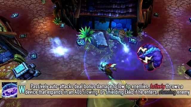 [LOL EXA] Ekko Gameplay & Abilities Preview! (League of Legends Champion Spotlight)