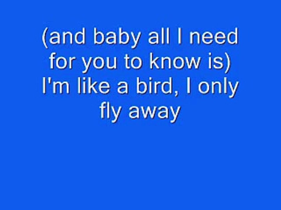 Nelly Furtado I'm Like a Bird Lyrics