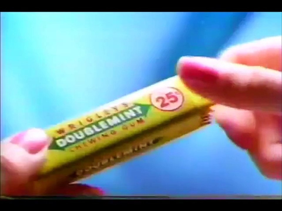 Wrigley double mint gum 1990 commercials video Dailymotion