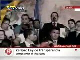 Honduras: Presidente Zelaya denuncia Golpe de Estado en su contra