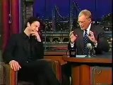 Keanu Reeves on Letterman