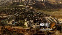 AJ028n - Israel Stock Footage: Aerial video footage of Jerusalem - Kibbutz Ramat Rachel