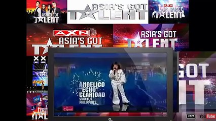 ANGELICO  ECHO  CLARIDAD Asia's Got Talent from Philippines March 26, 2015